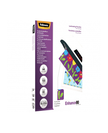 Fellowes folie do laminowania A4 80mic z otworami do segregatora