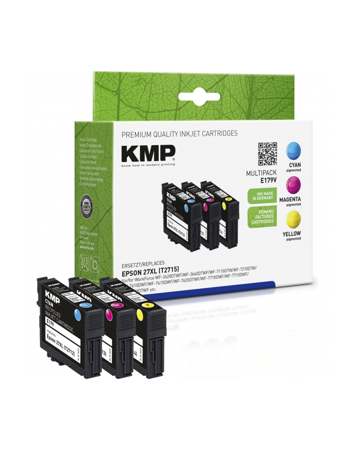 KMP E179V Multipack C/M/Y kompatybilny z Epson T 2715 główny