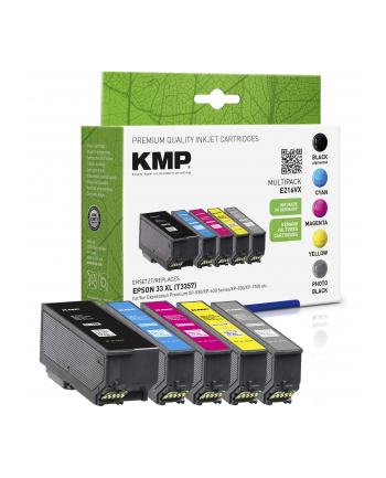 KMP E216VX multipak BK/PBK/CMY kompatybilny z Epson T 3357 XL