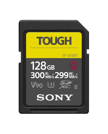 Sony SDXC G Tough series   128GB UHS-II Class 10 U3 V90