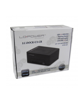 LC Power LC-DOCK-U3-CR HDD docking station CF/SD card r