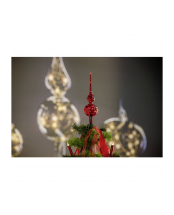 Krinner Lumix Tree Topper czerwony