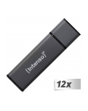 12x1 Intenso Alu Line        8GB USB Stick 2.0 grafitowy - nr 1