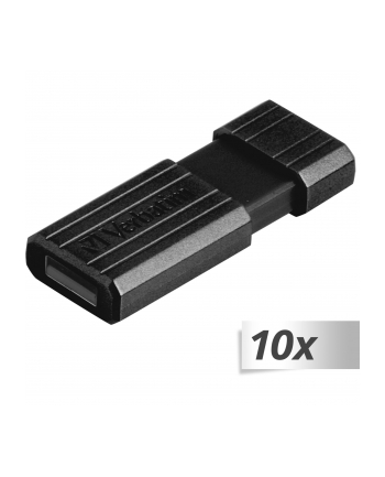 10x1 Verbatim Store n Go    16GB Pinstripe USB 2.0 Kolor: CZARNY    49063