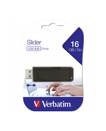 10x1 Verbatim Store n Go Slider 16GB USB 2.0