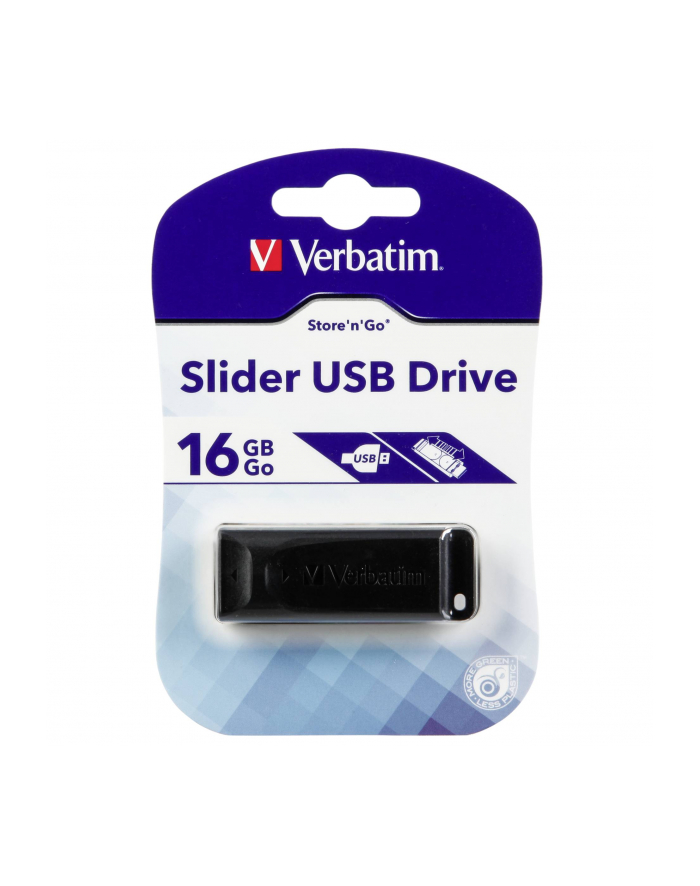 10x1 Verbatim Store n Go Slider 16GB USB 2.0 główny