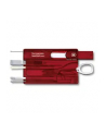 Victorinox SWISSCARD czerwony przezroczysty - nr 3