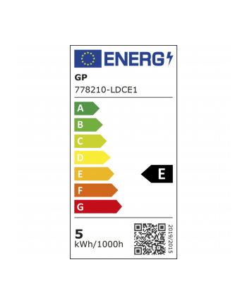 gp batteries GP Lighting Filament Classic E27 5W (40W) sciemn. 470 lm GP078210