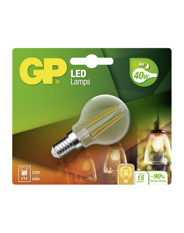 gp batteries GP Lighting Filament zarów. mini globe 4W (40W) 470 lm  GP 078142 główny