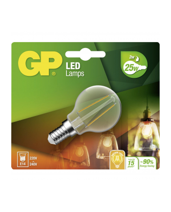 gp batteries GP Lighting Filament zarów. mini globe 2W (25W) 250lm   GP 078104