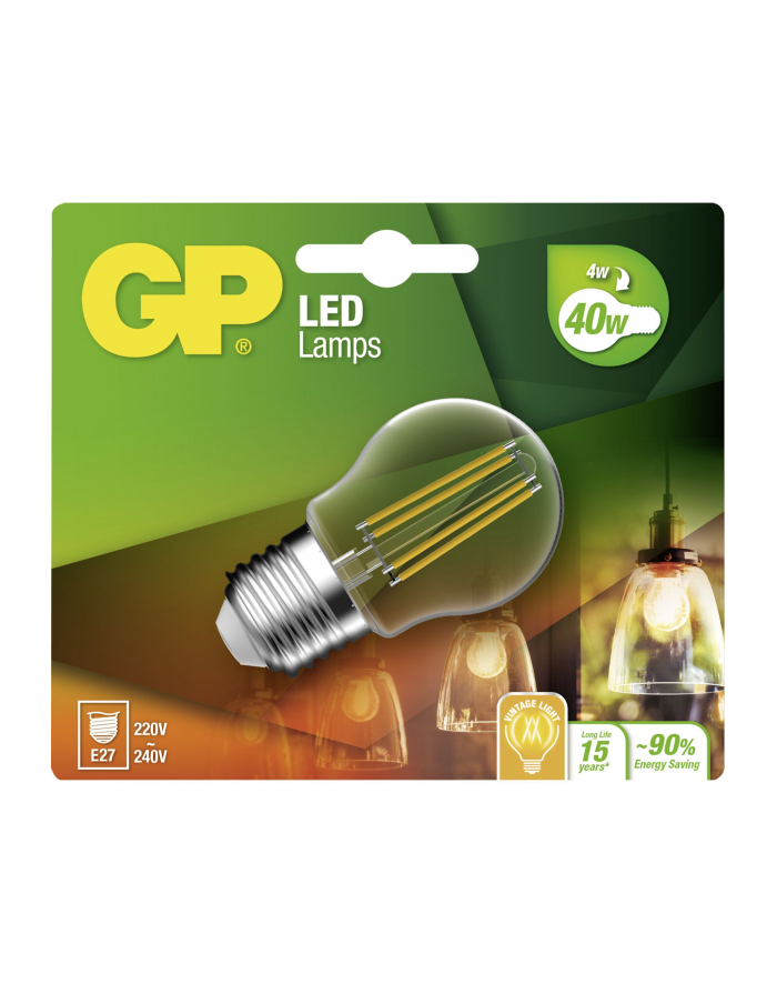 gp batteries GP Lighting Filament zarów. mini globe 4W (40W) 470 lm  GP 078159 główny