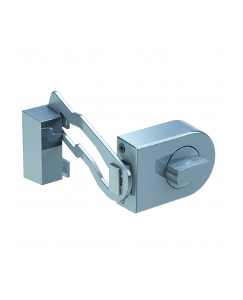 Olympia RS 50 R Door Lock with Locking Bar   silvergrey