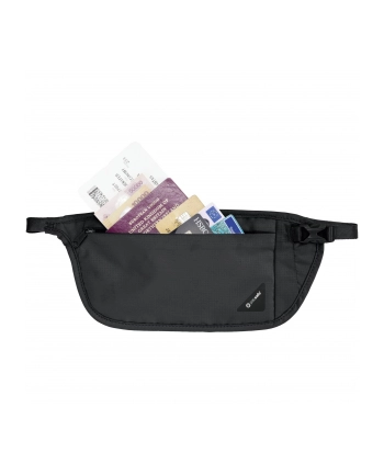 Pacsafe Coversafe V100 Kolor: CZARNY torebka biodrowa