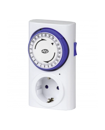 REV timer Premium analog Kolor: BIAŁY