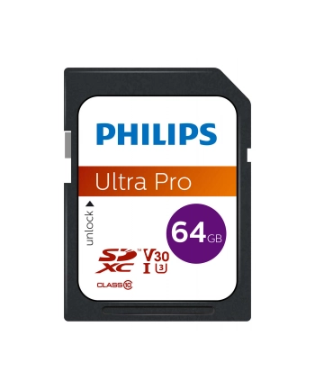 Philips SDXC Card           64GB Class 10 UHS-I U3 V30 A1