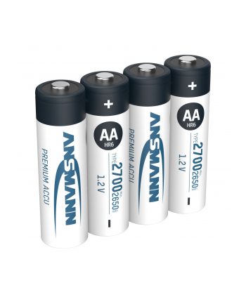 12x4 Ansmann akumulator 2700 Mignon AA 2500 mAh
