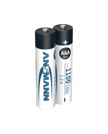 12x2 Ansmann NiMH akumulat. 1100 Micro AAA 1050 mAh