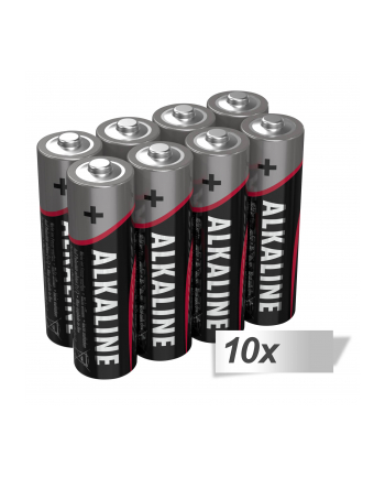 10x8 Ansmann Alkaline Mignon AA LR 6-red-line