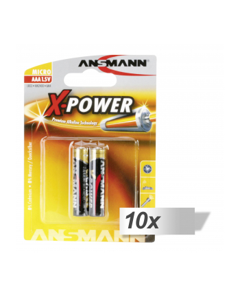 10x2 Ansmann Alkaline Micro AAA LR 03 X-Power