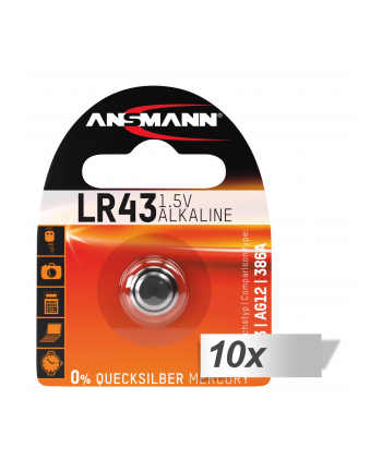 10x1 Ansmann LR 43