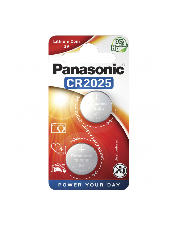 12x2 Panasonic CR 2025 Lithium Power PU inner box główny