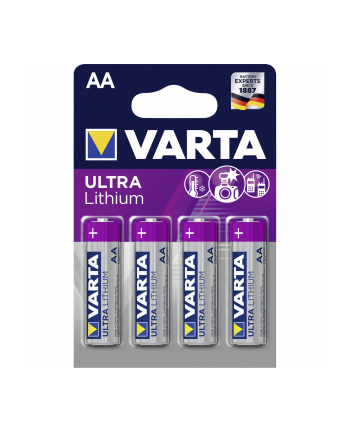 10x4 Varta Ultra Lithium Mignon AA LR 6