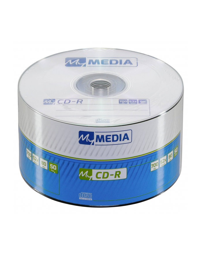 1x50 MyMedia CD-R 80 / 700MB 52x Speed Wrap główny