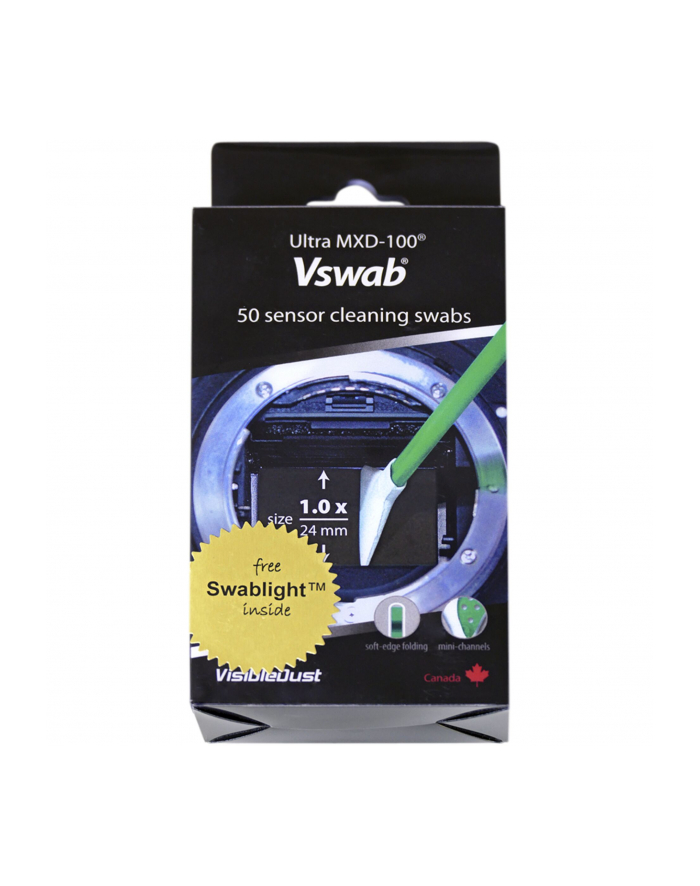 Visible Dust MXD100 green 1.0x Vswabs bulk 50 sztuk główny