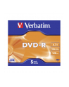 4x5 Verbatim DVD-R 4,7GB 16x Speed, Jewel Case - nr 2