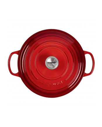 Le Creuset Signature brytfanna okragla 28 cm wisniowa