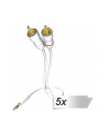 in - akustik 5x in-akustik Star Audio kabel 3,5 mm jack - Cinch 1,5 m - nr 1