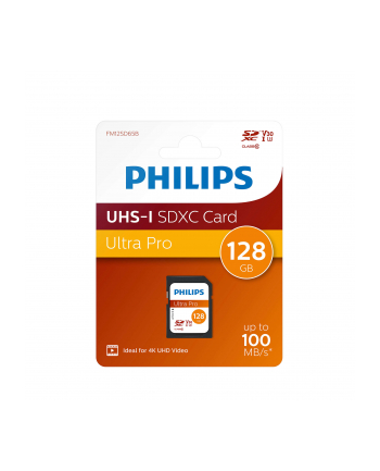 Philips SDXC Card          128GB Class 10 UHS-I U3 V30 A1