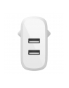Belkin Dual USB-A ladowarka, 24W z kablem USB-C 1m, bialy - nr 4