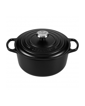 Le Creuset Signature brytfanna okragla 24 cm czarna