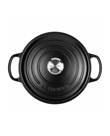 Le Creuset Signature brytfanna okragla 24 cm czarna