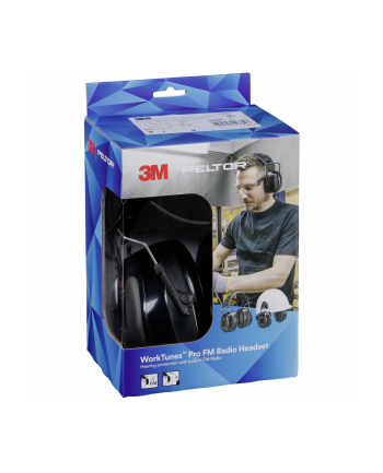 3M Peltor WorkTunes Pro nauszn. nahelmowe z radiem FM nr 1
