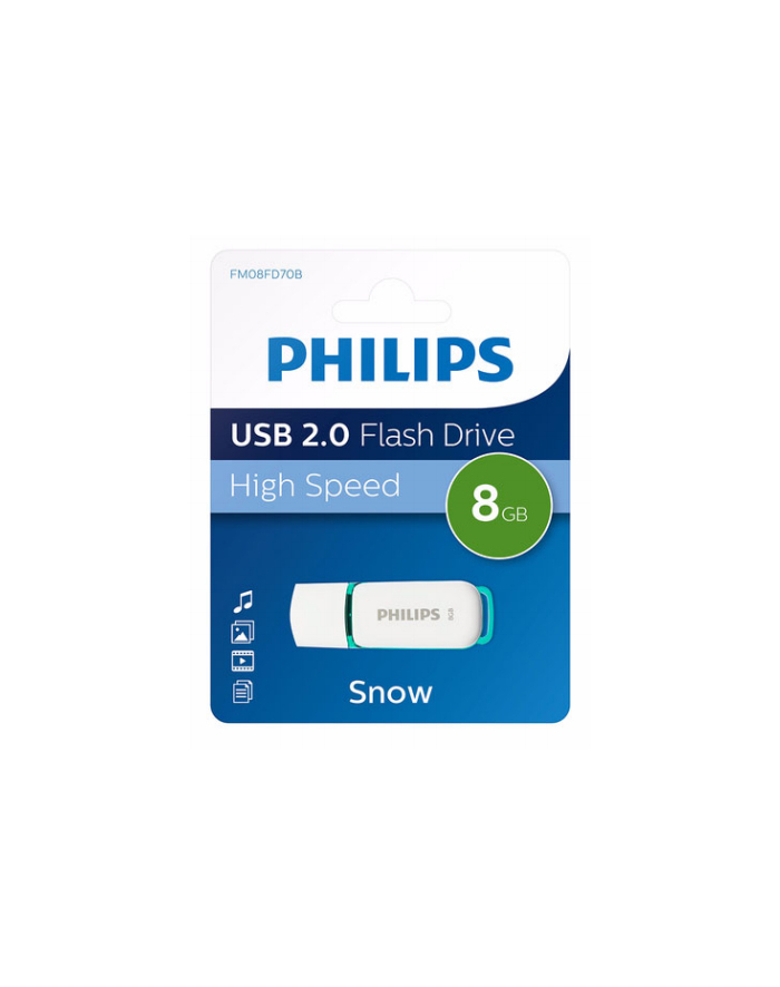 Philips USB 2.0              8GB Snow Edition Spring Green główny