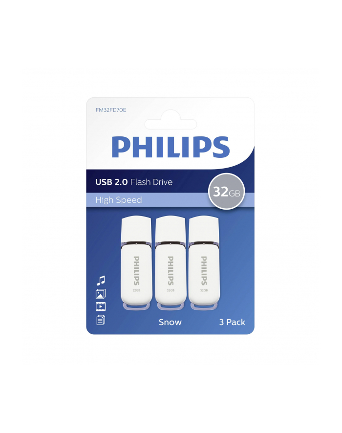 Philips USB 2.0 3-Pack      32GB Snow Edition Shadow Grey główny