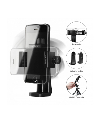 mantona Smartphone Holder Rotate Clip 100