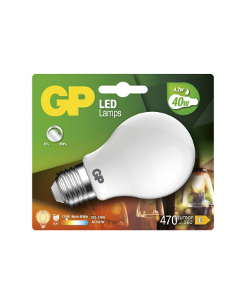 gp batteries GP Lighting Filament Classic E27 LED 4,2W (40W) dimm. GP 078227