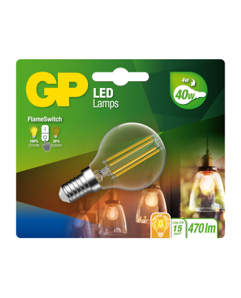 gp batteries GP Lighting LED FlameSwitch E14 4W (40W) 470 lm        GP 085379