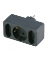 REV transition plug 2-fold + 1 Safety contact Kolor: CZARNY - nr 1