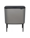 Brabantia Bo Touch Bin kosz na sm. Mineral Concrete Grey, 3x11L - nr 1