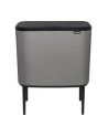 Brabantia Bo Touch Bin kosz na sm. Mineral Concrete Grey, 3x11L - nr 5
