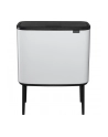 Brabantia Bo Touch Bin kosz na smieci, bialy, 3 x 11 L - nr 1
