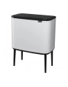 Brabantia Bo Touch Bin kosz na smieci, bialy, 3 x 11 L - nr 2