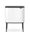 Brabantia Bo Touch Bin kosz na smieci, bialy, 3 x 11 L - nr 5