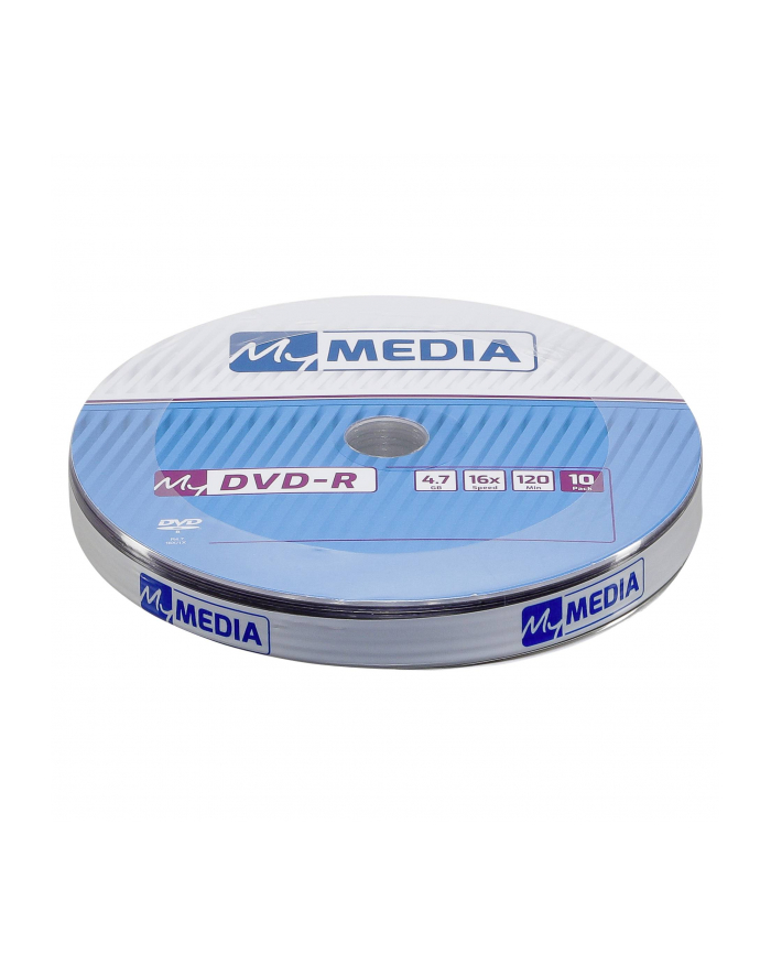 1x10 MyMedia DVD-R 4,7GB 16x Speed matt silver Wrap główny