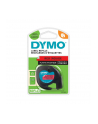 Dymo Letratag tasma plastik czerwony 12 mm x 4 m - nr 11