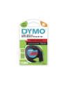 Dymo Letratag tasma plastik czerwony 12 mm x 4 m - nr 14